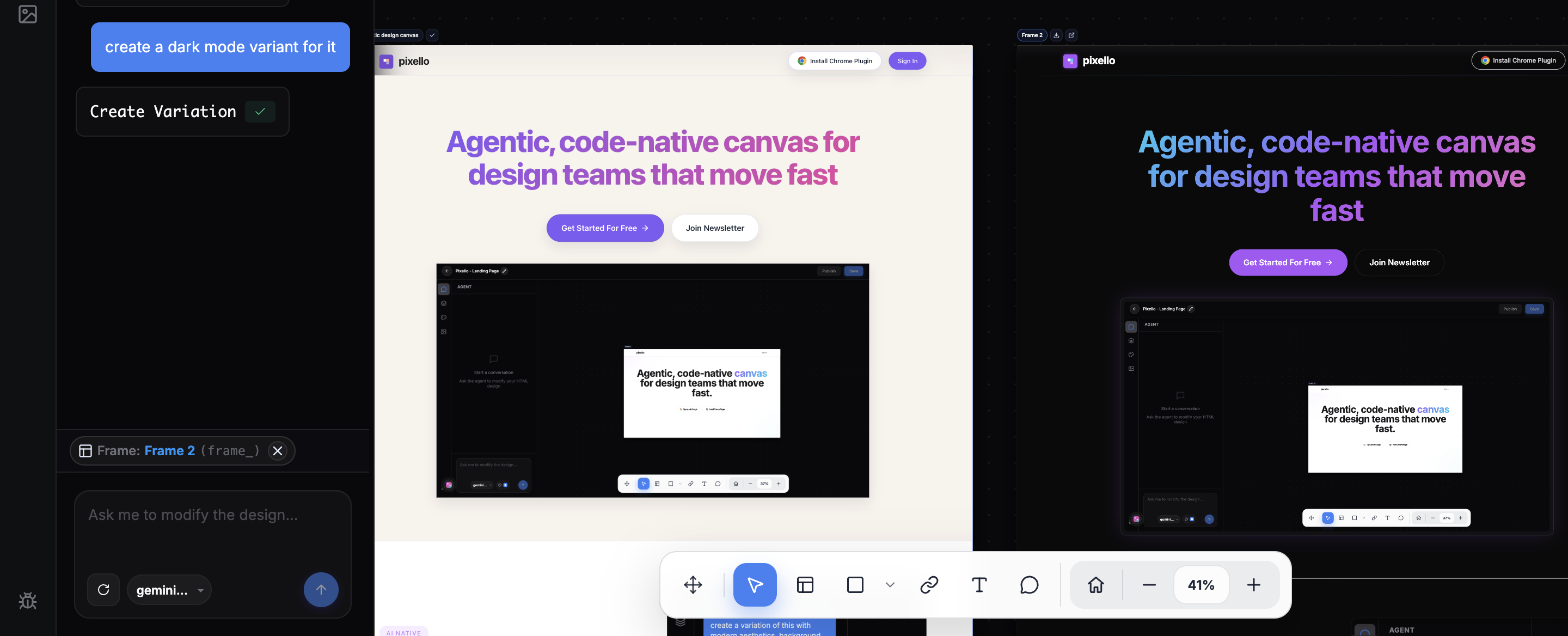 Explore variants and iterate fast